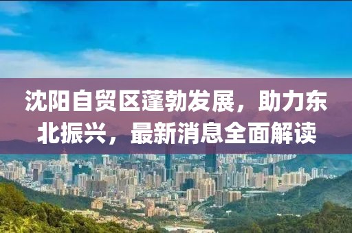 沈阳自贸区蓬勃发展，助力东北振兴，最新消息全面解读