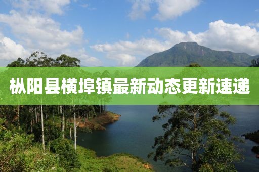 枞阳县横埠镇最新动态更新速递