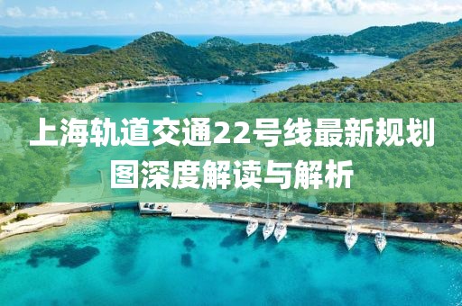 上海轨道交通22号线最新规划图深度解读与解析