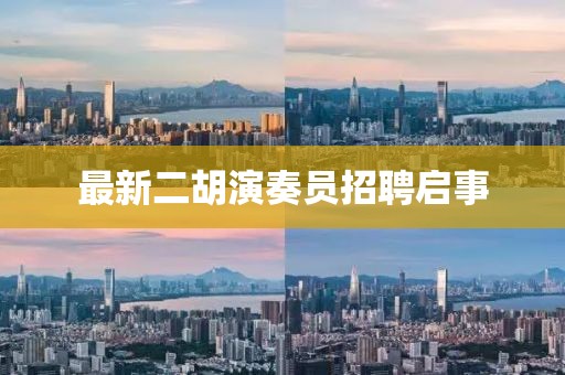 最新二胡演奏员招聘启事