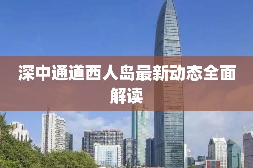 深中通道西人岛最新动态全面解读
