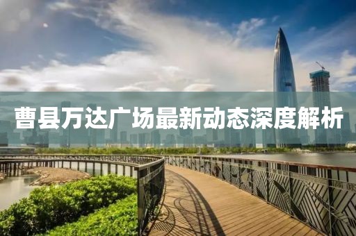 曹县万达广场最新动态深度解析