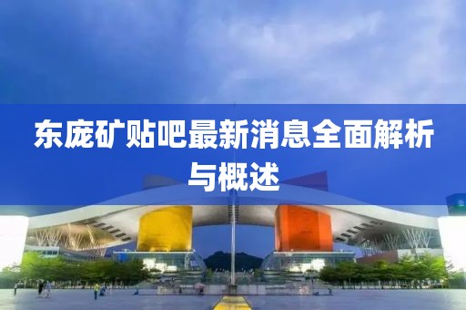东庞矿贴吧最新消息全面解析与概述