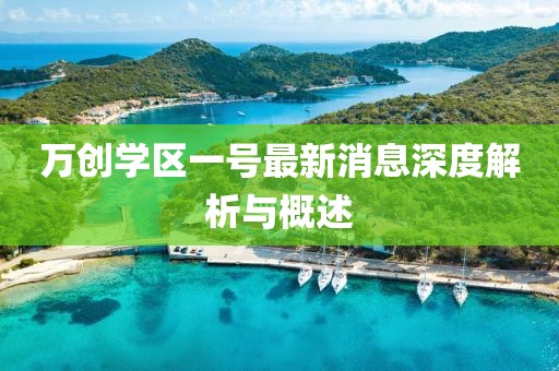 万创学区一号最新消息深度解析与概述