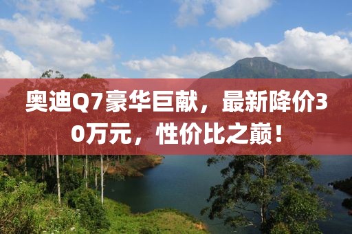 奥迪Q7豪华巨献，最新降价30万元，性价比之巅！