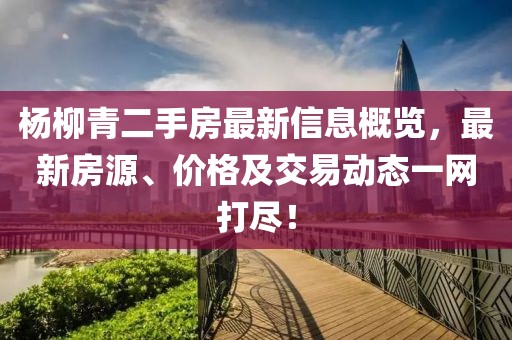 杨柳青二手房最新信息概览，最新房源、价格及交易动态一网打尽！
