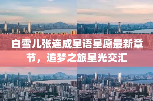 白雪儿张连成星语星愿最新章节，追梦之旅星光交汇