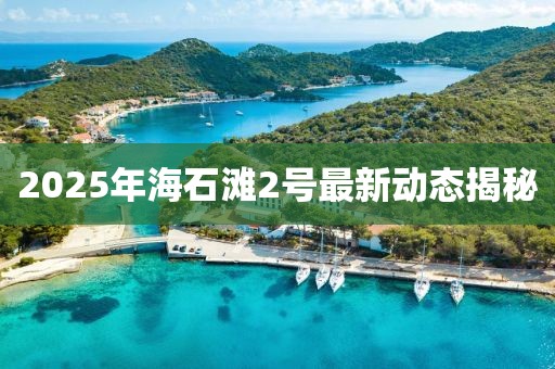 2025年海石滩2号最新动态揭秘