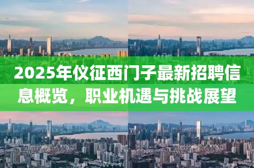 2025年仪征西门子最新招聘信息概览，职业机遇与挑战展望