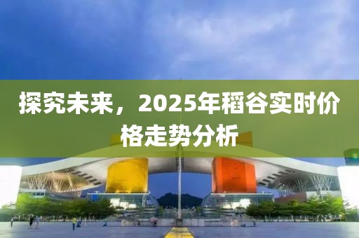 探究未来，2025年稻谷实时价格走势分析