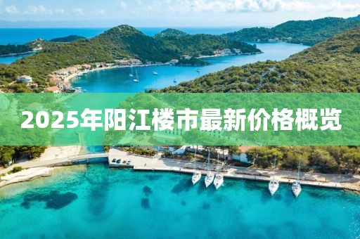 2025年阳江楼市最新价格概览
