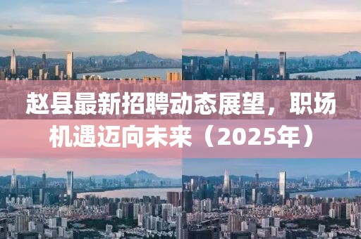 赵县最新招聘动态展望，职场机遇迈向未来（2025年）