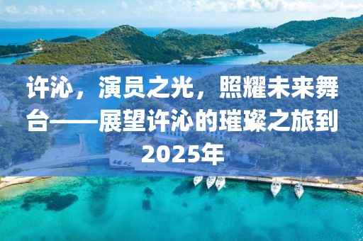 许沁，演员之光，照耀未来舞台——展望许沁的璀璨之旅到2025年