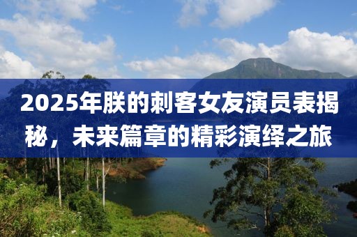 2025年朕的刺客女友演员表揭秘，未来篇章的精彩演绎之旅