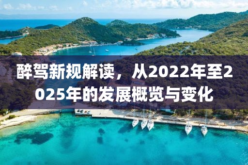 醉驾新规解读，从2022年至2025年的发展概览与变化