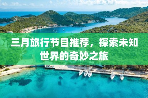 三月旅行节目推荐，探索未知世界的奇妙之旅