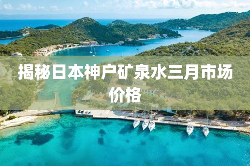 揭秘日本神户矿泉水三月市场价格