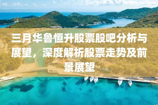 三月华鲁恒升股票股吧分析与展望，深度解析股票走势及前景展望