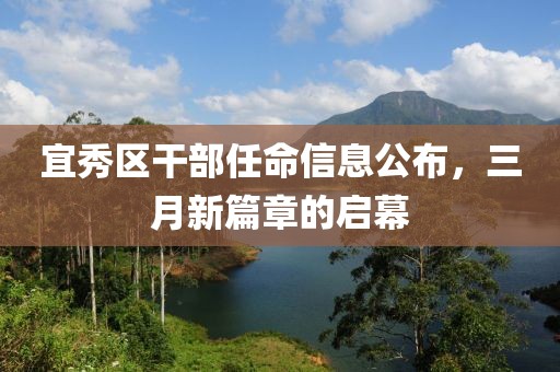 宜秀区干部任命信息公布，三月新篇章的启幕