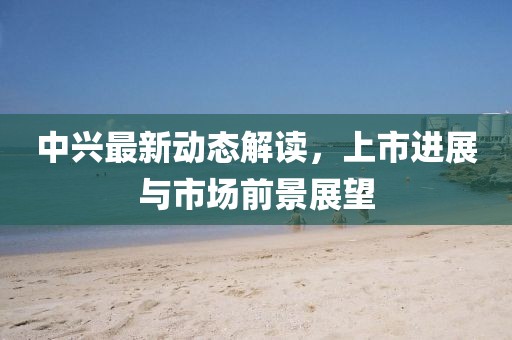中兴最新动态解读，上市进展与市场前景展望
