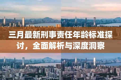 三月最新刑事责任年龄标准探讨，全面解析与深度洞察