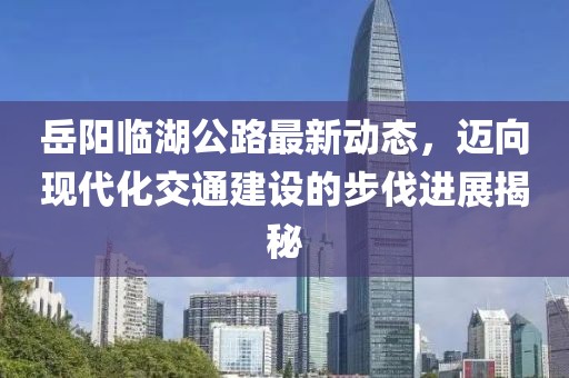 岳阳临湖公路最新动态，迈向现代化交通建设的步伐进展揭秘
