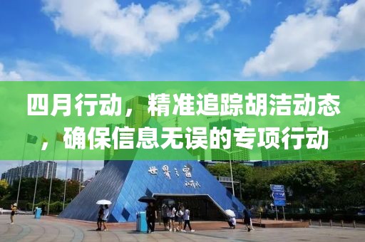 四月行动，精准追踪胡洁动态，确保信息无误的专项行动