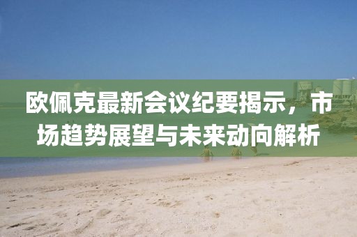 欧佩克最新会议纪要揭示，市场趋势展望与未来动向解析