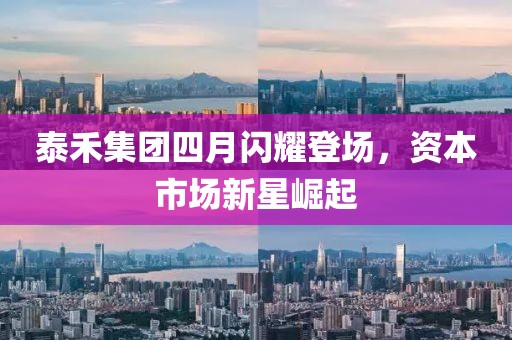 泰禾集团四月闪耀登场，资本市场新星崛起