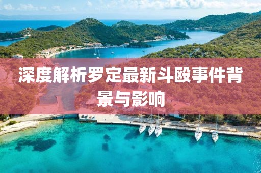 深度解析罗定最新斗殴事件背景与影响