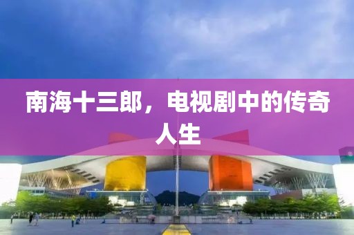 南海十三郎，电视剧中的传奇人生
