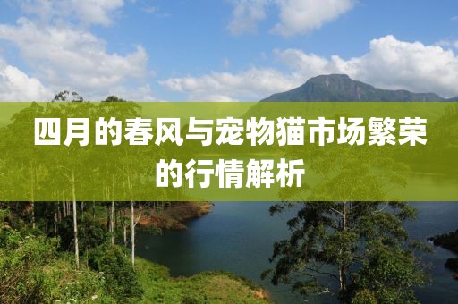 四月的春风与宠物猫市场繁荣的行情解析