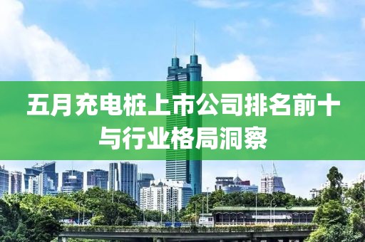 五月充电桩上市公司排名前十与行业格局洞察