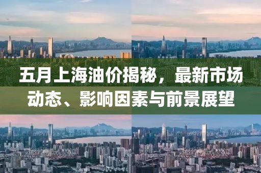 五月上海油价揭秘，最新市场动态、影响因素与前景展望