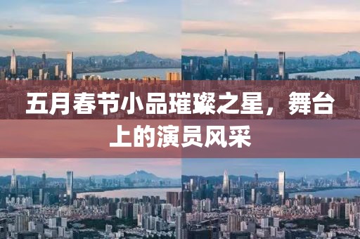 五月春节小品璀璨之星，舞台上的演员风采