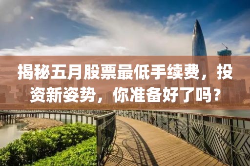 揭秘五月股票最低手续费，投资新姿势，你准备好了吗？