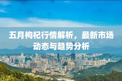 五月枸杞行情解析，最新市场动态与趋势分析