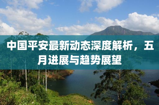 中国平安最新动态深度解析，五月进展与趋势展望