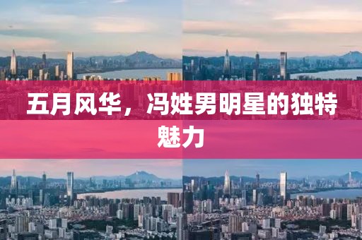 五月风华，冯姓男明星的独特魅力