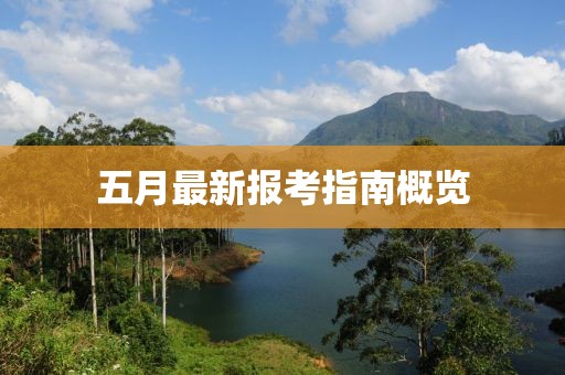 五月最新报考指南概览