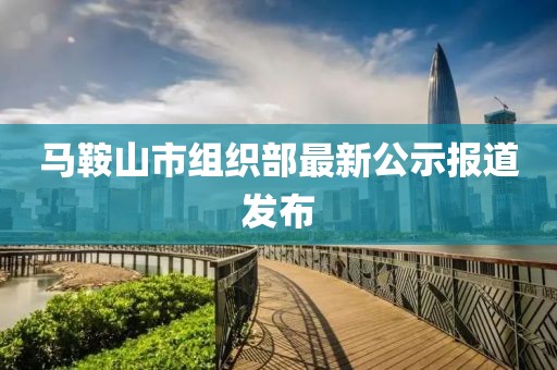 马鞍山市组织部最新公示报道发布