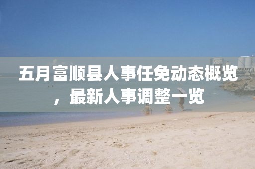 五月富顺县人事任免动态概览，最新人事调整一览
