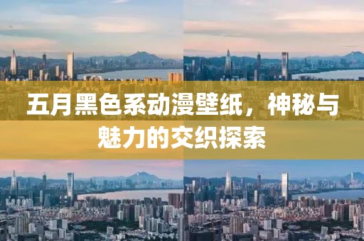 五月黑色系动漫壁纸，神秘与魅力的交织探索