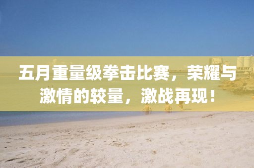 五月重量级拳击比赛，荣耀与激情的较量，激战再现！