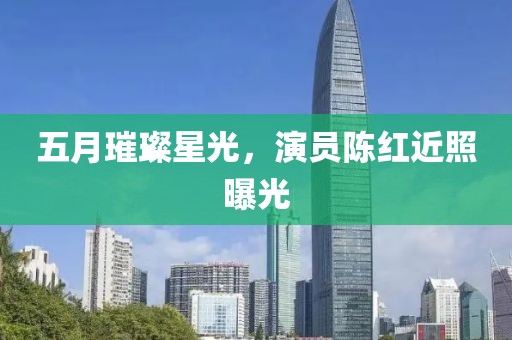 五月璀璨星光，演员陈红近照曝光