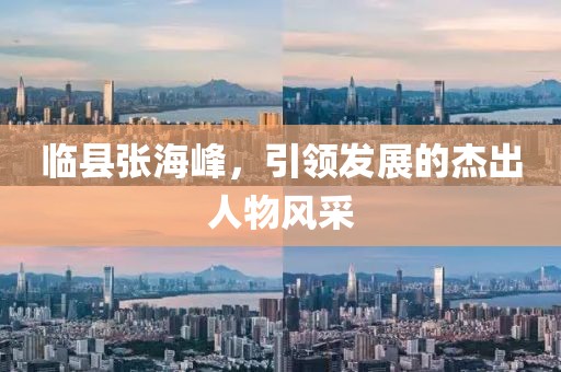 临县张海峰，引领发展的杰出人物风采