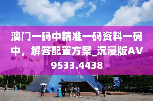 澳门一码中精准一码资料一码中，解答配置方案_沉浸版AV9533.4438