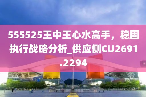555525王中王心水高手，稳固执行战略分析_供应侧CU2691.2294