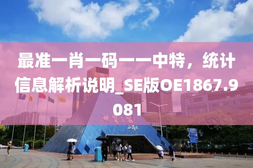最准一肖一码一一中特，统计信息解析说明_SE版OE1867.9081