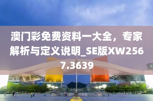 澳门彩免费资料一大全，专家解析与定义说明_SE版XW2567.3639